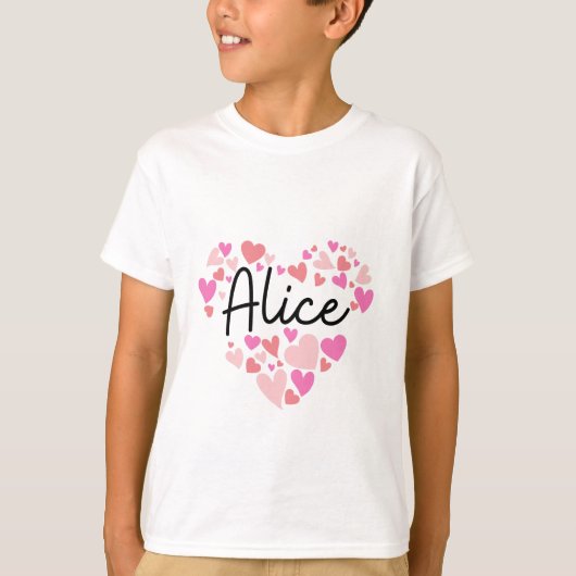 Ik hou van Alice T-shirt (Voorkant)