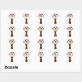 Ik hou van alle dingen chocolade! Leuke Stickers (Vel)