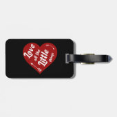 Ik hou van alle kleine dingen design bagagelabel (Achterkant horizontaal)