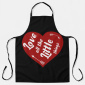 Ik hou van alle kleine dingen design schort (Voorkant)