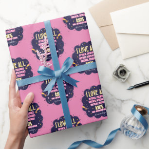Ik hou van alle mythische wezens, vampieren, weerw cadeaupapier