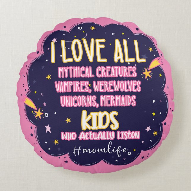 Ik hou van alle mythische wezens, vampieren, weerw rond kussen (Voorkant)