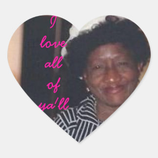 IK HOU VAN ALLE YA'LL EMMA HARTVORMIGE STICKERS