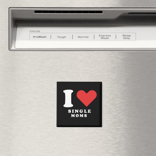 Ik hou van alleenstaande moeders magneet (Insitu (Vaatwasser))