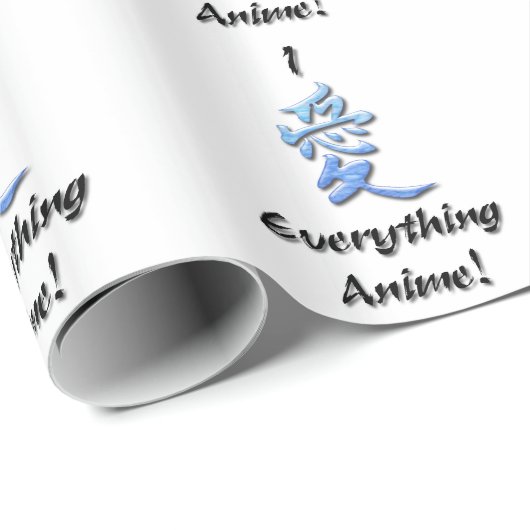 Ik hou van alles Anime Cadeaupapier (Rol Hoek)