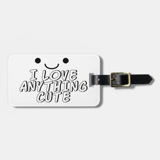 Ik hou van alles. bagagelabel (Voorkant horizontaal)