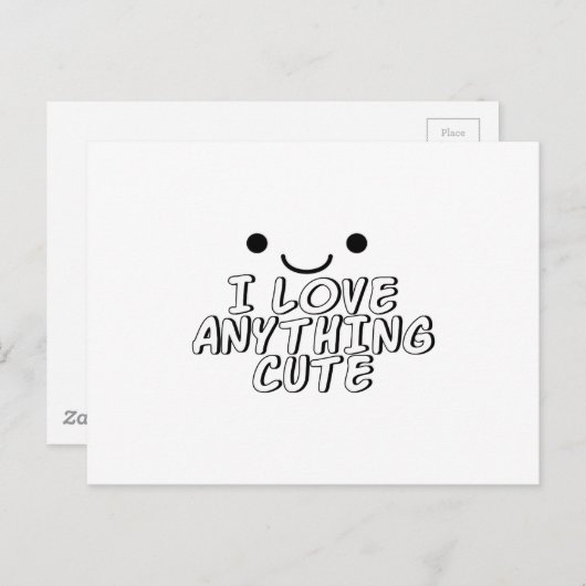 Ik hou van alles. briefkaart (Voorkant / Achterkant)