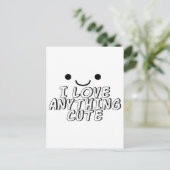 Ik hou van alles. briefkaart (Staand voorkant)