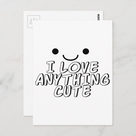 Ik hou van alles. briefkaart (Voorkant / Achterkant)