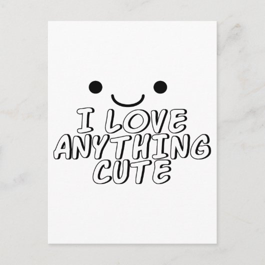 Ik hou van alles. briefkaart (Voorkant)