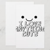 Ik hou van alles. briefpapier (Voorkant / Achterkant)