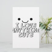 Ik hou van alles. briefpapier (Staand voorkant)