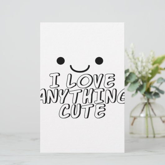 Ik hou van alles. briefpapier (Staand voorkant)