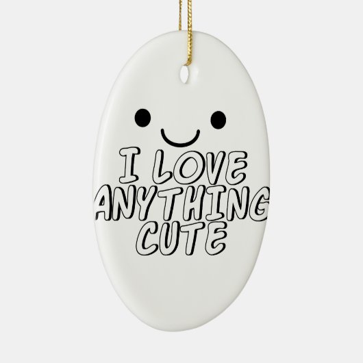 Ik hou van alles. keramisch ornament (Rechts)