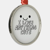 Ik hou van alles. metalen ornament (Rechts)