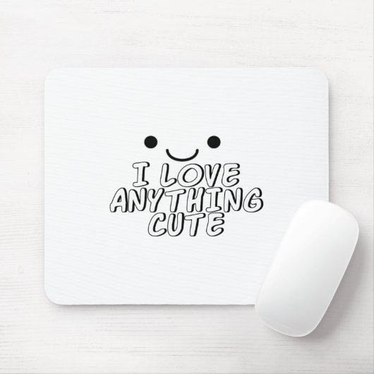 Ik hou van alles. muismat (Met muis)