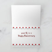 "IK HOU VAN ALLES OVER JOU" ** ONS JUBILEUM ** KAART (Binnen)