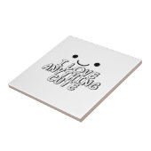 Ik hou van alles. tegeltje (Zijkant)