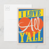 Ik hou van alles van jullie. briefkaart (Voorkant / Achterkant)