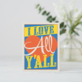 Ik hou van alles van jullie. briefkaart (Staand voorkant)