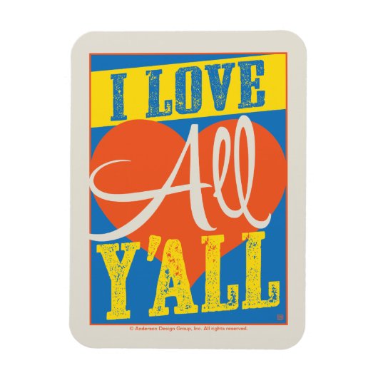 Ik hou van alles van jullie. magneet (Verticaal)