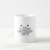 Ik hou van alles wat schattig is koffiemok (Center)