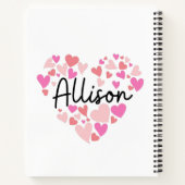 Ik hou van Allison Notitieboek (Achterkant)