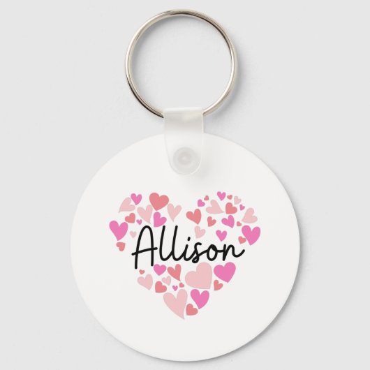 Ik hou van Allison Sleutelhanger (Voorkant)