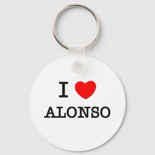 Ik hou van Alonso Sleutelhanger (Voorkant)