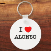 Ik hou van Alonso Sleutelhanger (Voorkant)