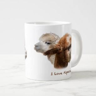 Ik hou van alpacas Grote Mokken