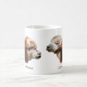 Ik hou van Alpacas kleine mok (Center)