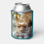 Ik hou van Alpacas Koelbox Blikjeskoeler (Blikje Achterkant)