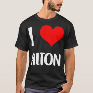 Ik hou van ALTON valentijn sorry dames jongens har T-shirt
