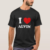 Ik hou van Alvin I Heart Alvin Funny Alvin Tanktop (Voorkant)