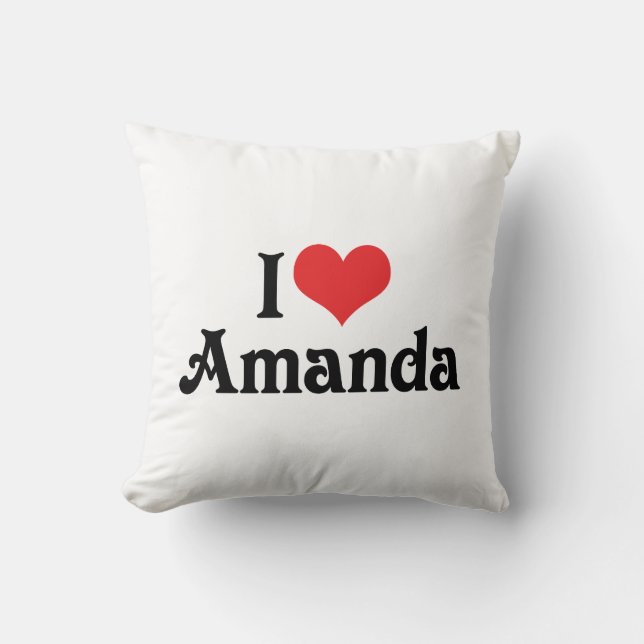 Ik hou van Amanda Kussen (Voorkant)