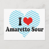 Ik hou van Amaretto Sour Briefkaart (Voorkant)