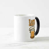 Ik hou van ambachtelijk bier magische mok (Voorkant rechts)