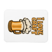 Ik hou van ambachtelijk bier magneet (Horizontaal)
