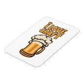Ik hou van ambachtelijk bier magneet (Linkerzijde)