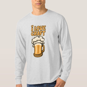 Ik hou van ambachtelijk bier t-shirt