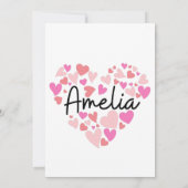 Ik hou van Amelia Bedankkaart (Achterkant)