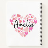 Ik hou van Amelia Notitieboek (Achterkant)