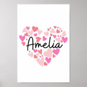 Ik hou van Amelia Poster (Voorkant)