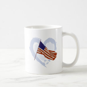 Ik hou van Amerika - Amerikaanse vlag Koffiemok