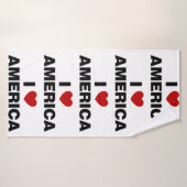 Ik hou van Amerika Badhanddoek (Badhanddoek)