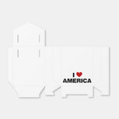 Ik hou van Amerika Bedankdoosjes (Uitgevouwen)