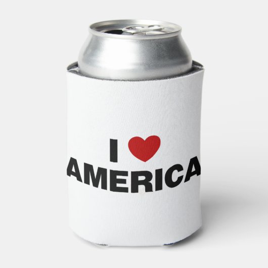 Ik hou van Amerika Blikjeskoeler (Blikje Voorkant)