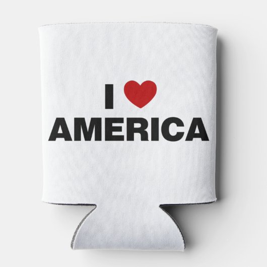 Ik hou van Amerika Blikjeskoeler (Achterkant)