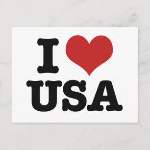 Ik hou van Amerika Briefkaart